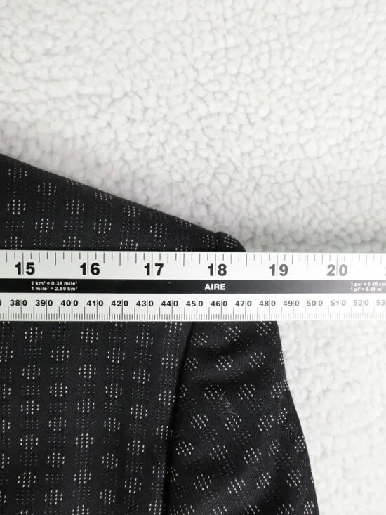 Tiger Of Sweden Blazer Mens 50 40L Black Geometric One Button Vented Peak Lapel - Picture 8 of 16